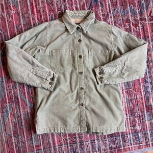 Woolrich Women’s Medium Sherpa Lined Corduory Shirt Jacket